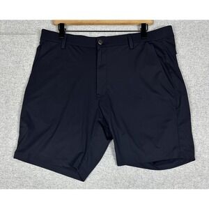Infinity Short Men 38 8" Blue Linearflex Performance Golf Stretch Nylon Athletic